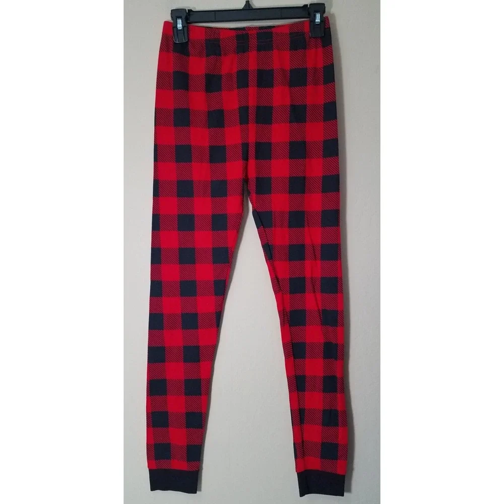 Carter's‎ Pajama Set 2pc Snug Fit Kids size 14 Red Black Buffalo Check NEW